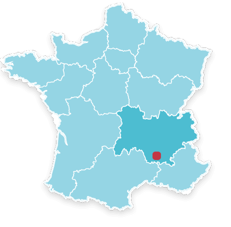 Ardèche en région Auvergne-Rhône-Alpes